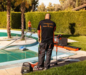 Localizacion Fugas de Agua  en piscinas y jardines - Alcalá de Henares -  Fontanería Iván Mesa